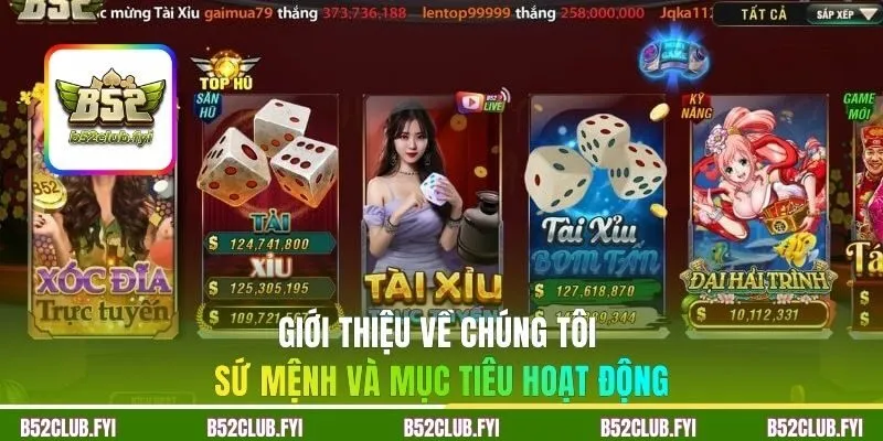Giới thiệu về chúng tôi - sứ mệnh và mục tiêu hoạt động
